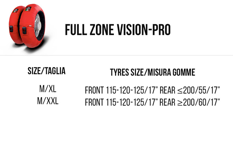Calentadores CAPIT Vision Full Zone negro (Del. 115-120-125/17 / Tras. ?200/55/17)