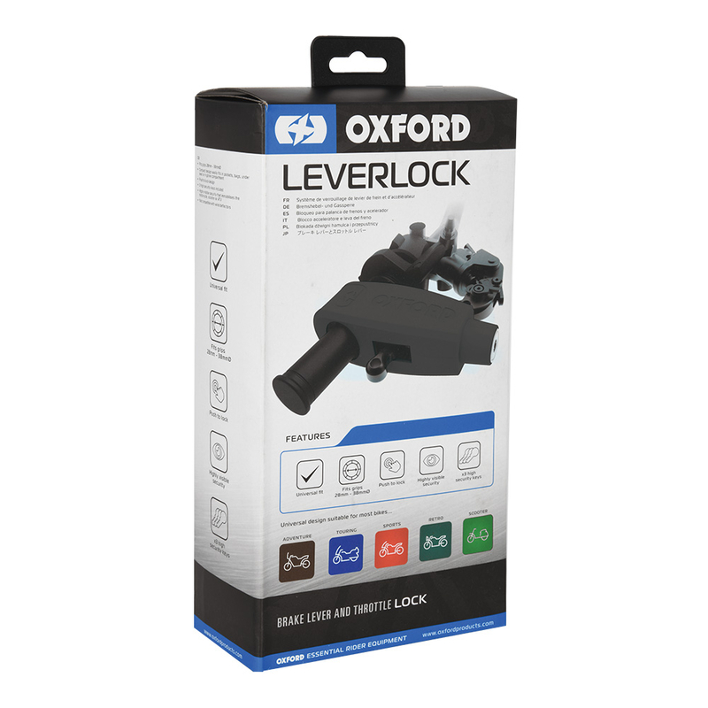 Cerradura de palanca OXFORD - Negro