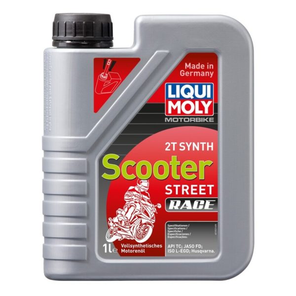 LIQUI MOLY Bote 1L de aceite Liqui Moly 2T 100% Sintético SCOOTER STREET RACE