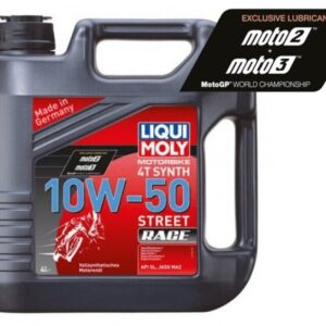 Aceite de motor LIQUI MOLY Sintético 4T 10W-50 Street Race - Garrafa 4L