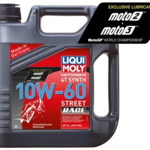 Aceite de motor LIQUI MOLY Sintético 4T 10W-60 Street Race - Garrafa 4L