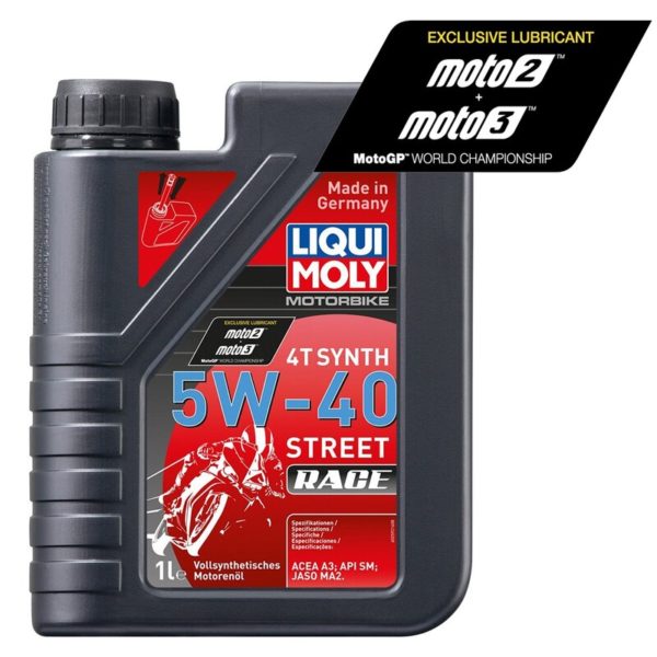 LIQUI MOLY Botella de 1L aceite Liqui Moly 100% sintético 5W-40 Street Race