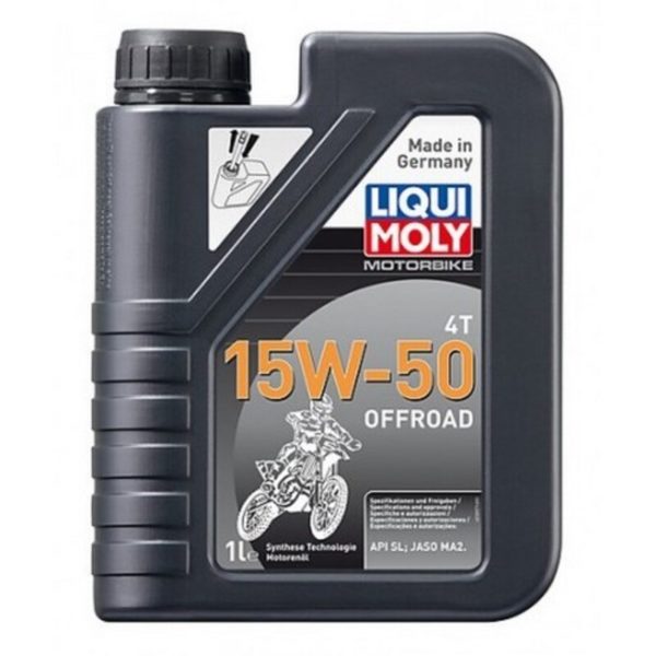 LIQUI MOLY Botella de 1L aceite Liqui Moly HC sintético 15W-50 Off road