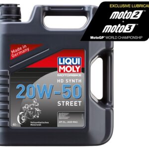 Aceite de motor LIQUI MOLY Sintético 4T 20W-50 HD V-Twin - Garrafa 4L