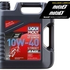 Aceite de motor LIQUI MOLY Sintético 4T 10W-40 Street Race - Garrafa 4L