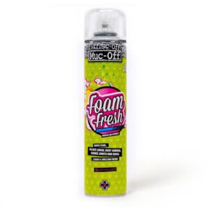 Espuma limpieza antibacteriana para interiores de cascos MUC-OFF Helmet Foam Fresh - Spray 400ml