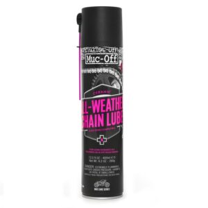 Grasa de cadena cerámica MUC-OFF All Weather Chain lube, spray 400 ml