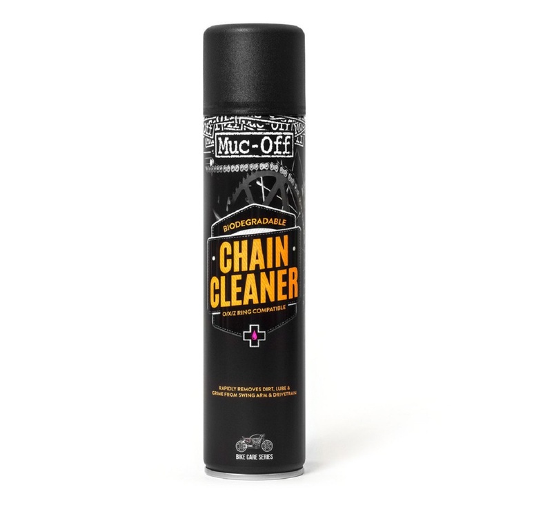 Limpiador desengrasante para cadenas de moto MUC-OFF - Spray 400 ml