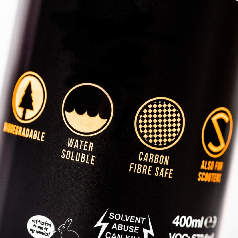 Limpiador desengrasante para cadenas de moto MUC-OFF - Spray 400 ml