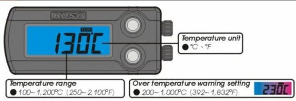 Marcador de temperatura gases de escape EGT BA004062