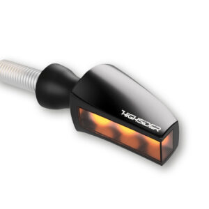 Intermitente LED HIGHSIDER pro Stealth-X Flight - cristal ahumado - homologado E - Pareja