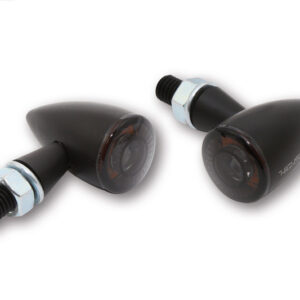 Intermitentes LED HIGHSIDER pro Montana Bullet – negro mate – pareja