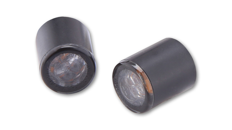 Intermitente/luz de posición LED HIGHSIDER pro ton Modul 2in1 - cristal ahumado - homologado E - Pareja