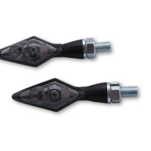 Piloto trasero/intermitente LED HIGHSIDER pro Pen Head Double 3in1 - cristal ahumado - homologado E - Pareja