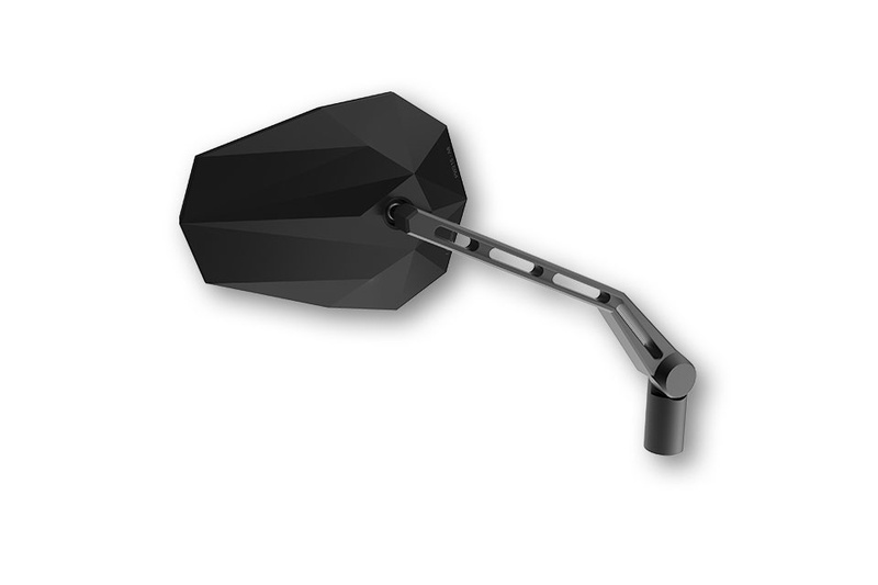 Retrovisor de manillar HIGHSIDER pro Stealth-X1 – negro – pareja