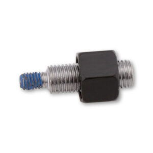 Adaptador de retrovisor HIGHSIDER pro M10 x 1.25 mm a M6 - negro