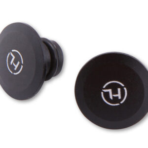 Tapones para rosca retrovisor HIGHSIDER pro para M10 - mecanizado CNC - negro mate