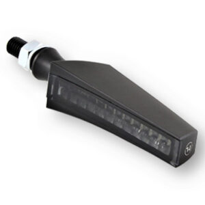 Intermitente secuencial LED HIGHSIDER pro STS 1 - homologado E - negro/ahumado - par