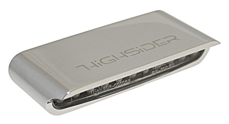 Intermitente LED HIGHSIDER pro Stripe - homologado E - cromado/traslúcido - par