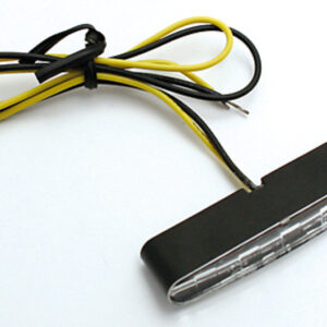 Piloto trasero/intermitente LED HIGHSIDER pro Little Bronx - oro/ahumado - Pareja