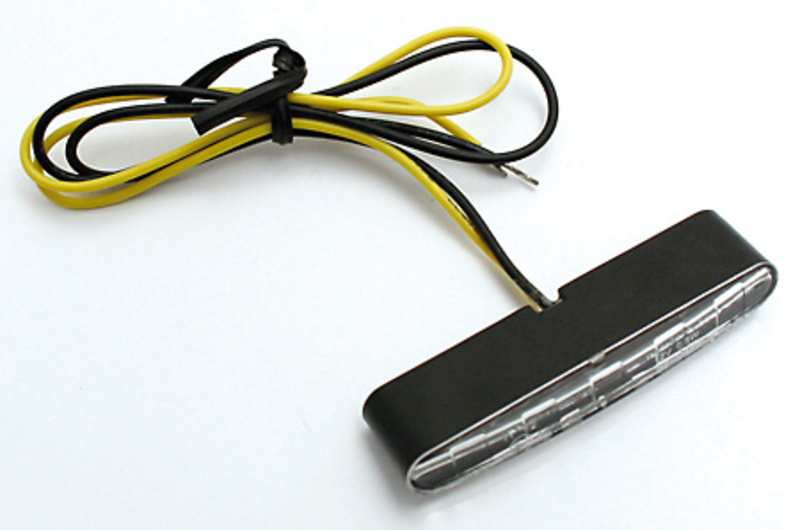 Piloto trasero/intermitente LED HIGHSIDER pro Little Bronx - oro/ahumado - Pareja