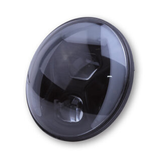 Óptica de faro delantero LED HIGHSIDER pro Type 8 - 7 inch - negro - 1 pieza