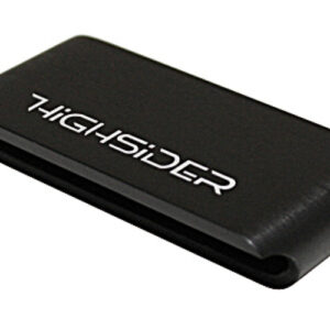 Carcasa de aluminio HIGHSIDER pro Stripe - para piloto trasero LED o intermitente - negro - 1 pieza