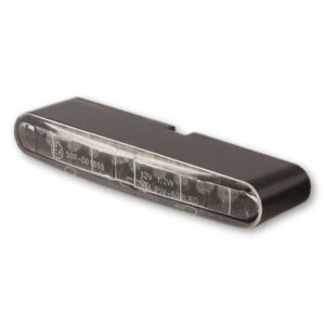 Piloto trasero LED HIGHSIDER pro Stripe - negro/traslúcido - 1 pieza