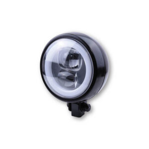 Faro delantero LED HIGHSIDER pro Flat Type 9 - negro - 1 pieza
