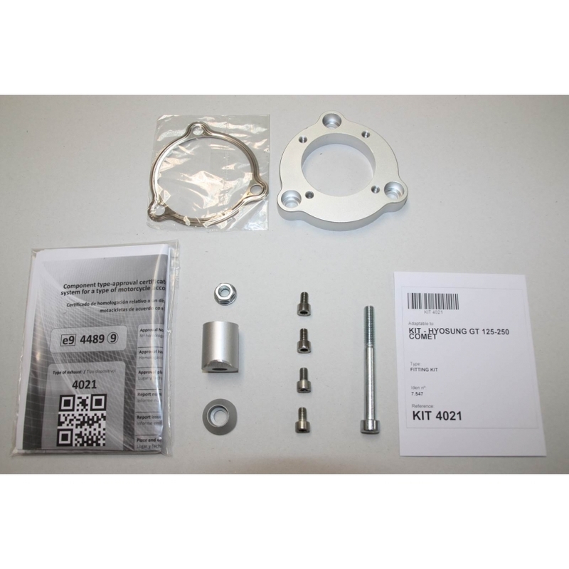 Silenciador IXIL Hexoval Xtrem acero inoxidable / aluminio negro - OG4021VSE