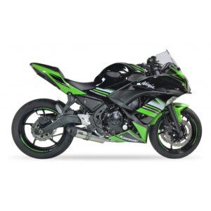 Escape completo IXIL Hexoval Xtrem acero inoxidable / acero inoxidable negro - OK7053VSE