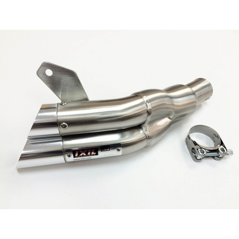 Silenciador IXIL Dual Hyperlow L2X acero inoxidable / aluminio pulido - XH6348V