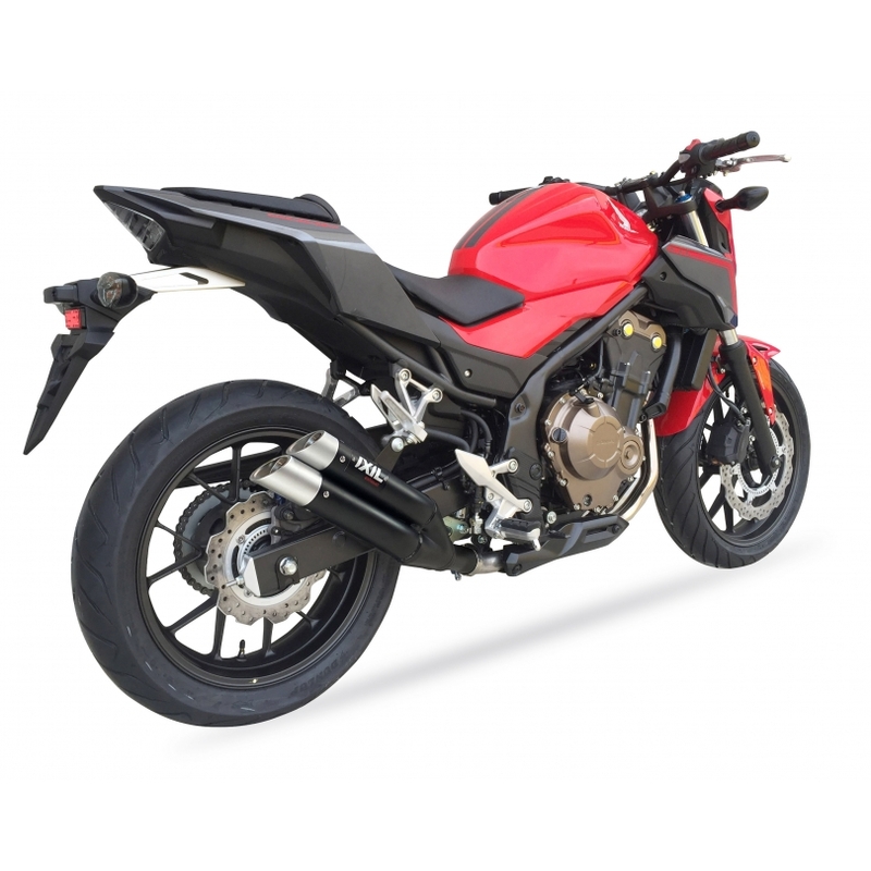Silenciador IXIL Dual Hyperlow L3XB acero inoxidable negro / aluminio - XH6334XB