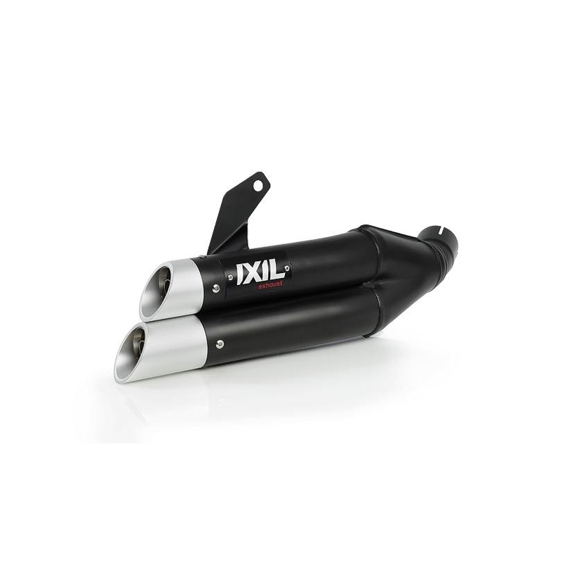 Silenciador IXIL Dual Hyperlow L3XB acero inoxidable negro / aluminio - XK7336XB