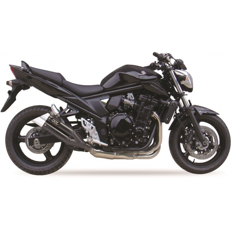 Silenciador IXIL Dual Hyperlow L3XB acero inoxidable negro / aluminio - XS8357XB