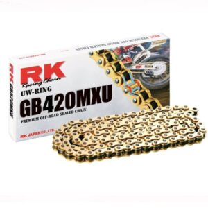 Cadena RK GB420MXU con 132 eslabones oro
