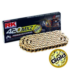 Cadena RK GB420MXZ con 104 eslabones oro