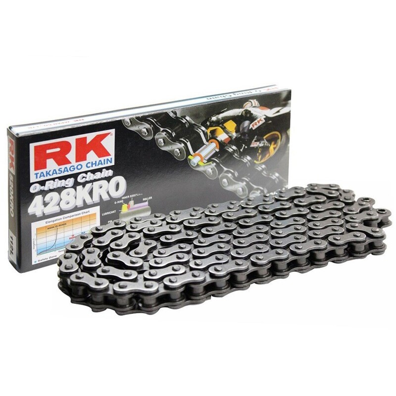 Cadena RK 428KRO con 142 eslabones negro