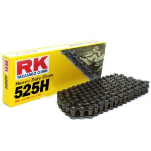Cadena RK 525H con 122 eslabones negro
