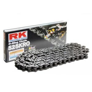Cadena RK 525KRO con 124 eslabones negro