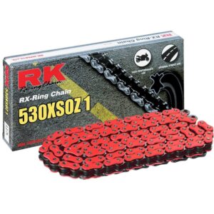 Cadena RK FR530XSOZ1 con 120 eslabones rojo