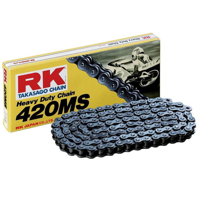 Cadena RK 420MS con 120 eslabones negro