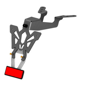 Soporte de matrícula V PARTS - Yamaha T-Max 560