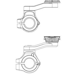 Soporte para manillar de teléfono inteligente QUAD LOCK