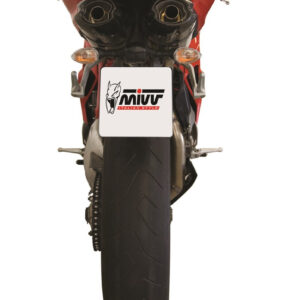 Mivv 2 Slip-On Suono St. Steel con tapa carbono Ducati 848 2007-13 / 1098 2007-11 / 1198 2009-12