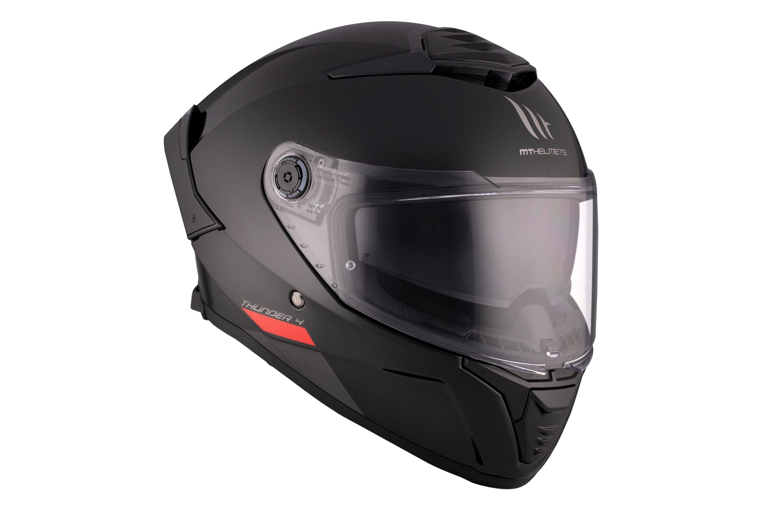 CASCO MT THUNDER 4 SV SOLID A1 BRILLO