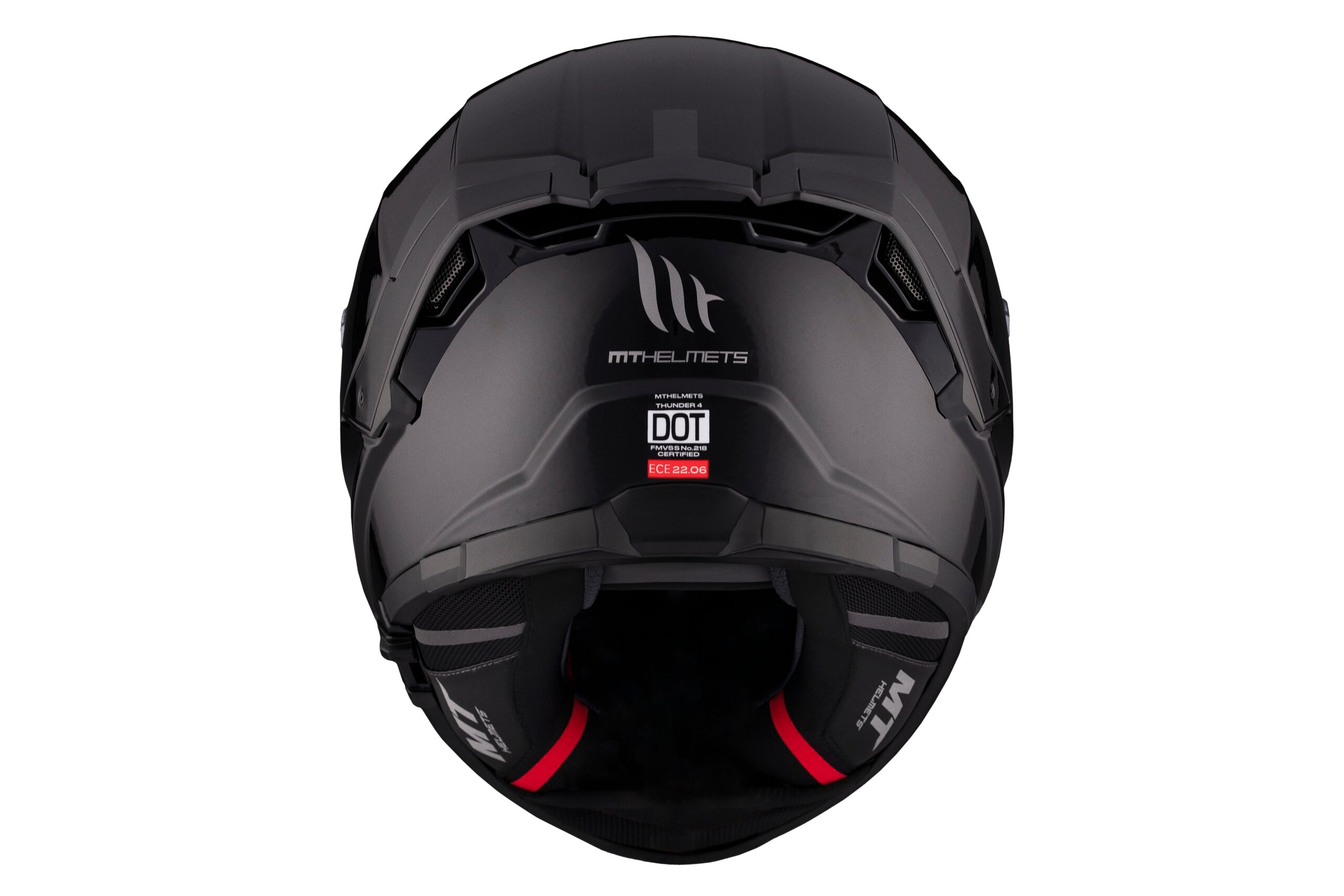 CASCO MT THUNDER 4 SV SOLID A1 BRILLO