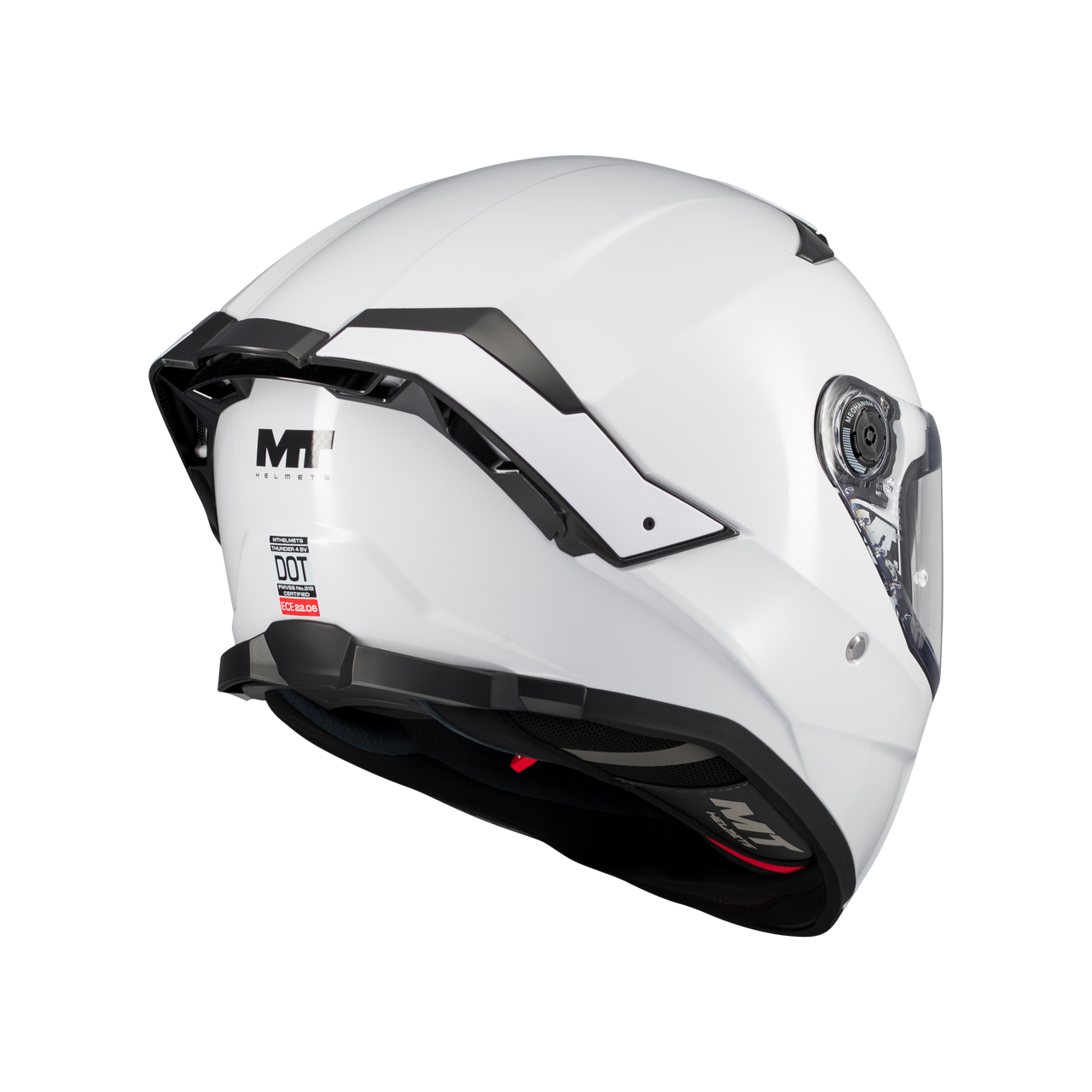 CASCO MT THUNDER 4 SV PURE A0 BRILLO