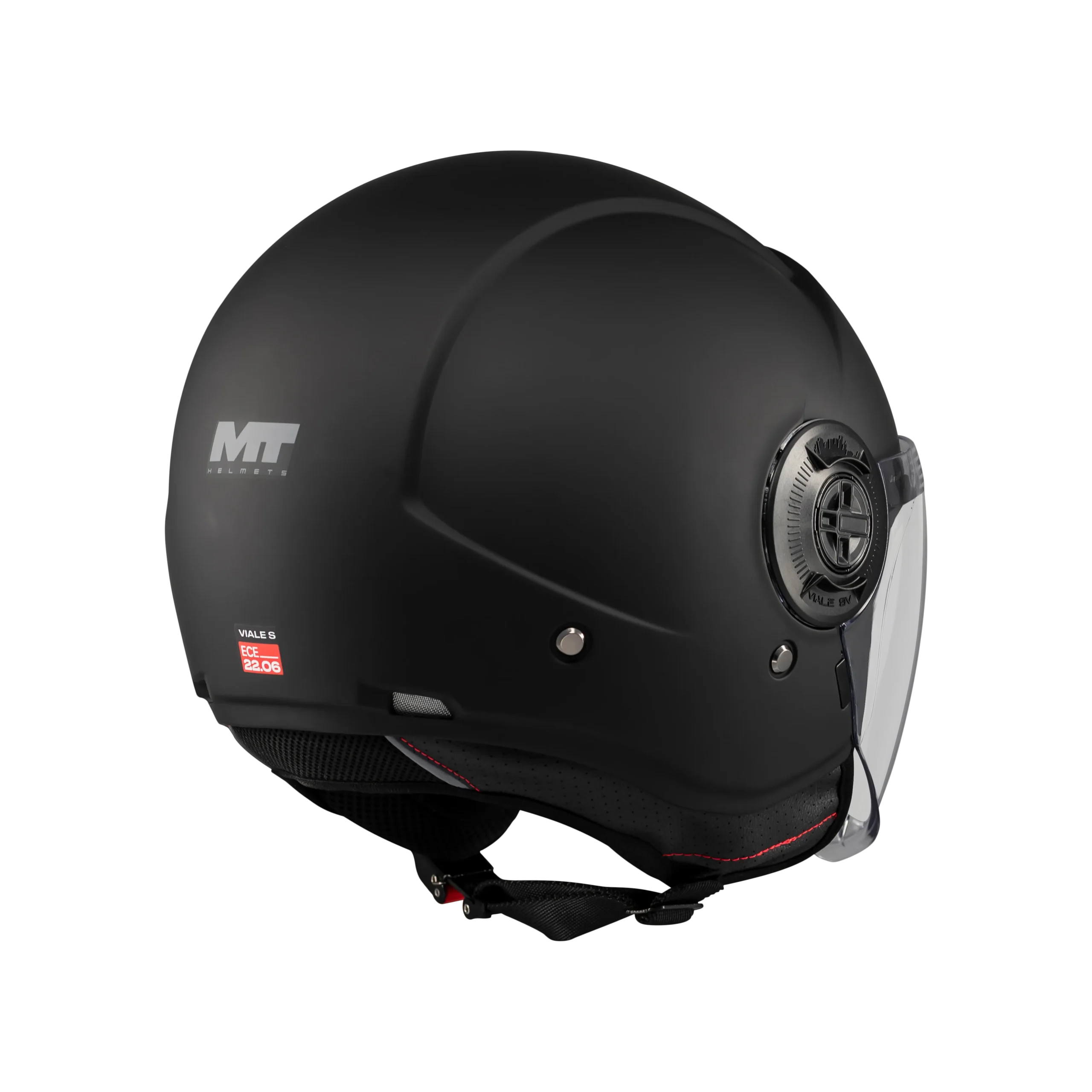 CASCO MT VIALE SV S PURE A1 MATE