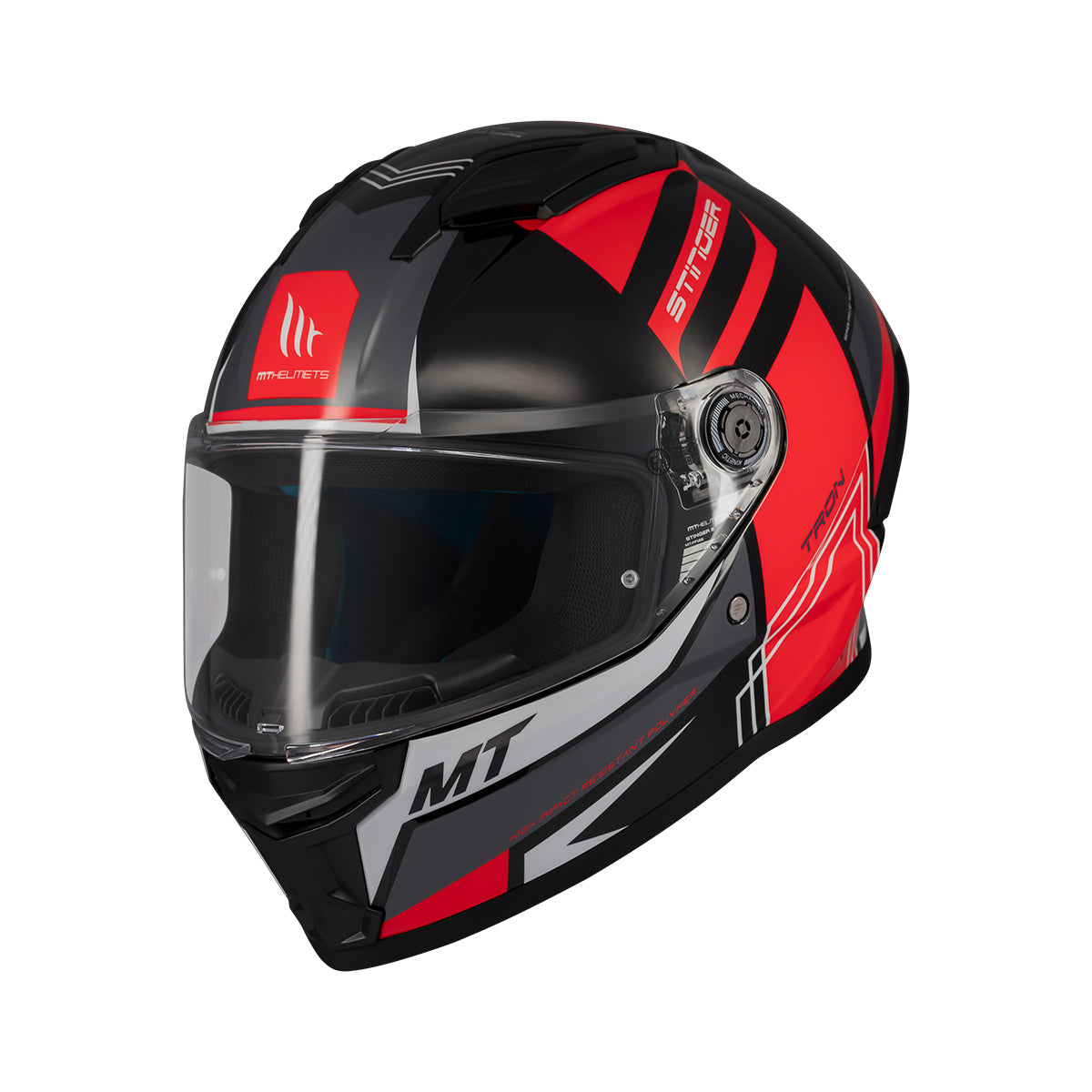 CASCO MT STINGER 2 TRON B15 BRILLO
